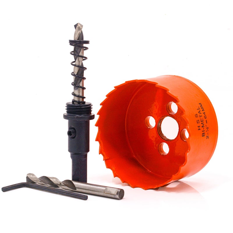 Koopi 2 1/2 inch Hole Saw with Arbor and Drill Bit  2.5 in M42 Bi-Metal Hole Cutter - Quick & Smooth Cutting for Metal  Wood  Plastic - Image 3